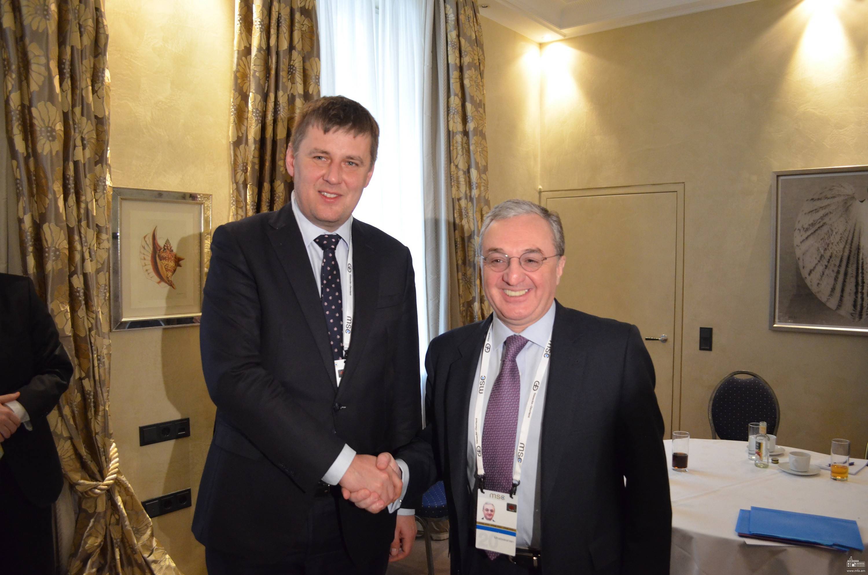 Meeting between Foreign Ministers of Armenia and Czech Republic