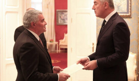 Դեսպան Հովակիմյանն իր հավատարմագրերը հանձնեց Չեռնոգորիայի նախագահին