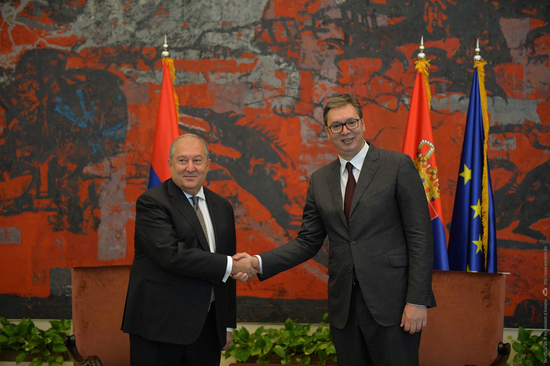 President Armen Sarkissian spoke on the phone with President Aleksandar Vučić: Serbia is ready to assist Armenia in the fight against coronavirus