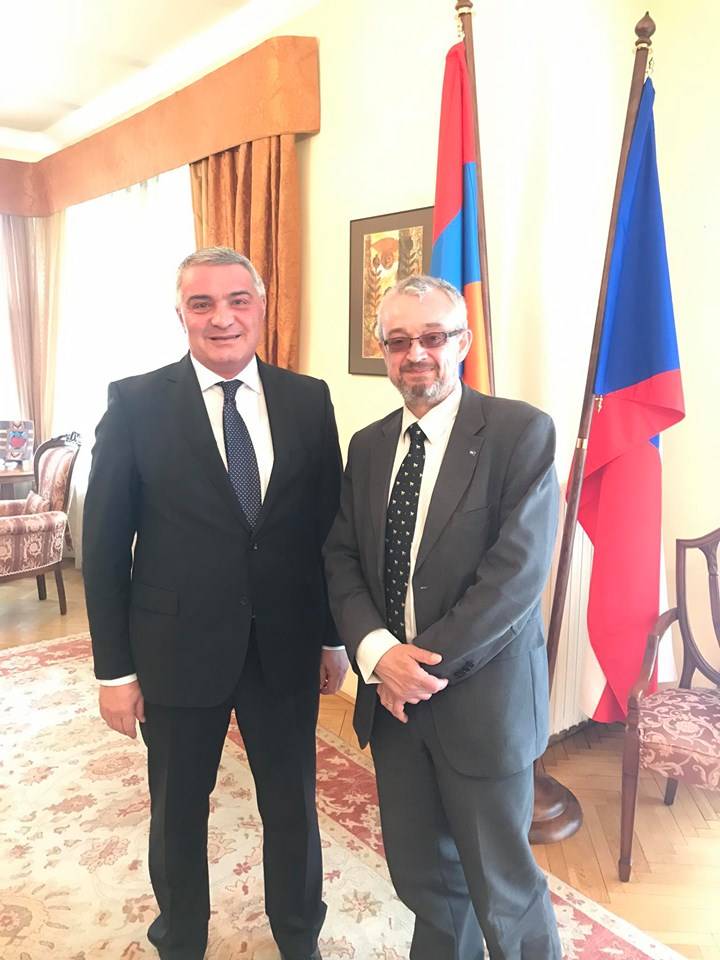 ՀՀ դեսպանություն այցելեց Չեխիայի Խորհրդարանի Պատգամավորների պալատի անդամ, Չեխիա-Հայաստան պատգամավորական բարեկամական խմբի նախագահ Մարեկ Բենդան