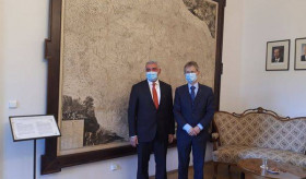 Ambassador Ashot Hovakimian was received by the President of the Senate of the Parliament of the Czech Republic Miloš Vystrčil