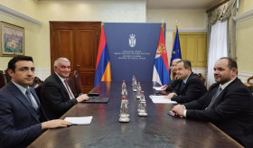 Սերբիայում ՀՀ դեսպան Աշոտ Հովակիմյանին ընդունեց Սերբիայի Հանրապետության առաջին փոխվարչապետ և արտաքին գործերի նախարար Իվիցա Դաչիչը