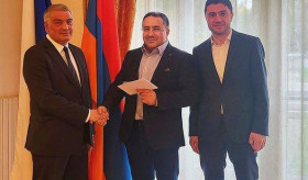 Ambassador Ashot Hovakimian hosted Valery Arakelov, an Armenian businessman living in Slovenia