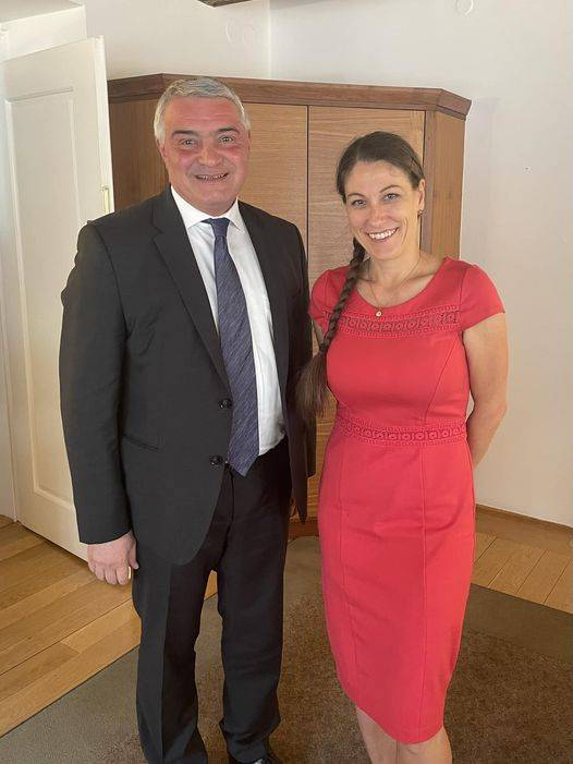 Ambassador Ashot Hovakimian was received by the Chairperson of Subcommittee for the Promotion of Democracy and Human Rights Abroad of the Chamber of Deputies of the Parliament of the Czech Republic Eva Decroix
