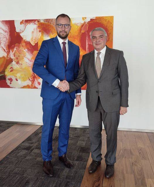 Ambassador Ashot Hovakimian was received by the Mayor of Prague 6 Jakub Stárek