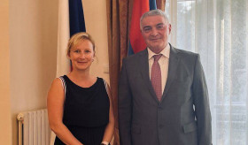 Ambassador Ashot Hovakimian hosted Deputy Mayor of Prague 6 Mariana Čapková