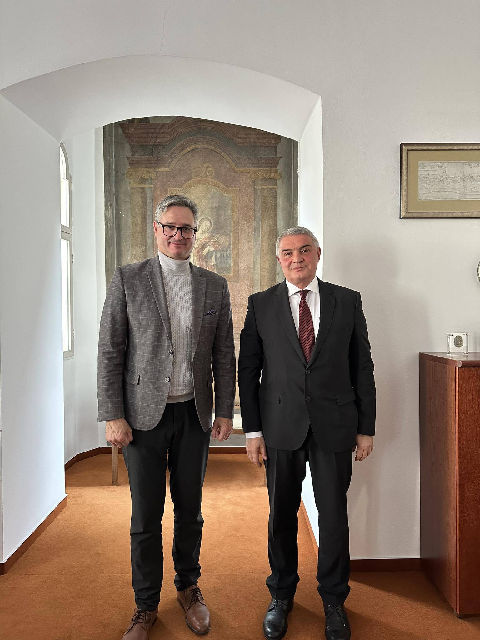 Ambassador Ashot Hovakimian was received by the Chairman of the European Affairs Committee of the Chamber of Deputies of the Czech Parliament Ondřej Benešík