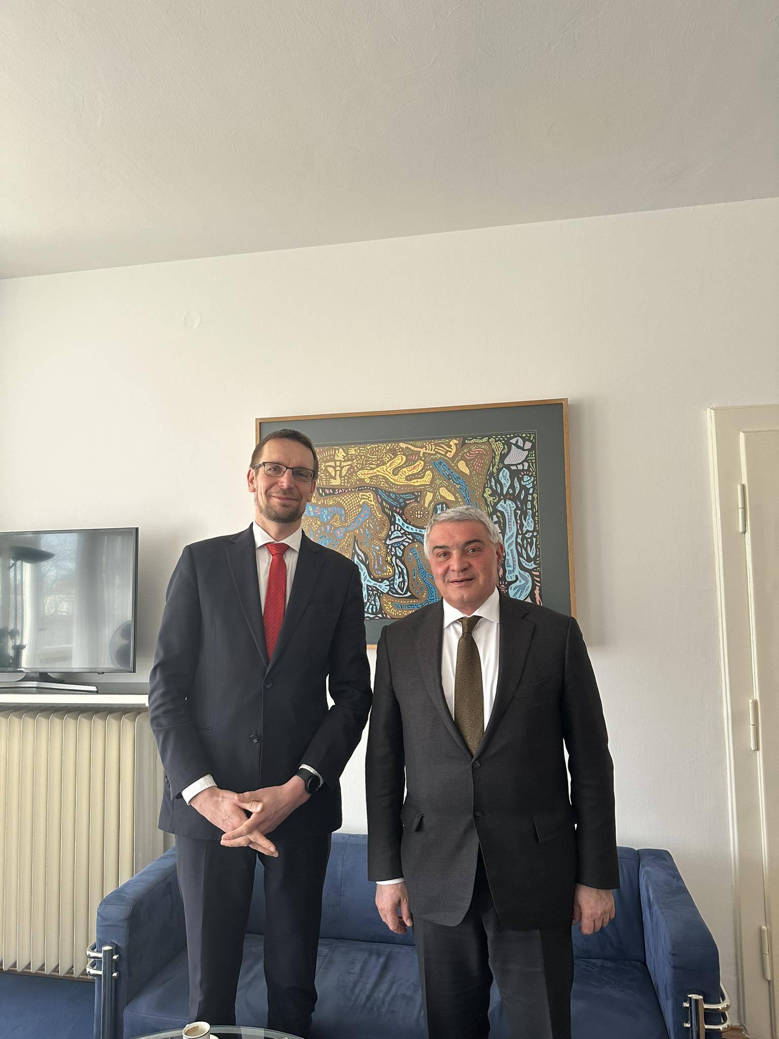 Ambassador Ashot Hovakimian was received by the Director General for Security and Multilateral Issues of the MFA of Czechia David Konecký