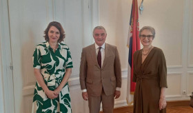 Ambassador was received by Assistant Minister for Bilateral Cooperation of the Ministry of Foreign Affairs of Serbia and Assistant Minister for Multilateral Cooperation
