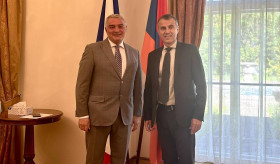 Ambassador hosted the French Ambassador to the Czech Republic