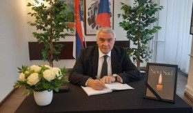 ՀՀ դեսպան Աշոտ Հովակիմյանն այցելեց Պրահայում Սերբիայի Հանրապետության դեսպանություն