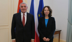 On January 23, Ambassador Ashot Hovakimian was received by the newly appointed Deputy Minister of Foreign Affairs of the Czech Republic Marie Chatardov&aacute;