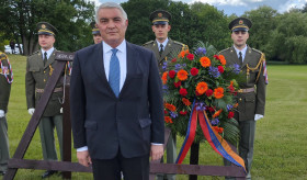 The Ambassador participated in the commemorative ceremony marking the 84th anniversary of the Nazi destruction of the village of Lidice during the Second World War