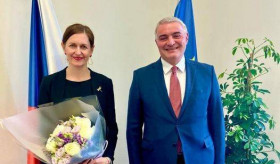 Ambassador Ashot Hovakimian was received by the Commissioner for Human Rights of Czechia Klára Šimáčková Laurenčíková