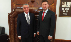 Հանդիպում Չեխիայի խորհրդարանի Պատգամավորների պալատի նախագահ Ռադեկ Վոնդրաչեկի հետ