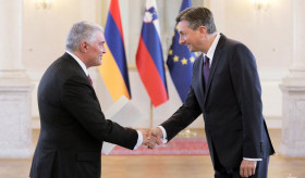 Դեսպան Հովակիմյանն իր հավատարմագրերը հանձնեց Սլովենիայի նախագահին