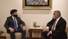 ՀՀ դեսպան Աշոտ Հովակիմյանի հանդիպումը Չեռնոգորիայի փոխվարչապետ Դրիտան Աբազովիչի հետ