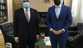 ՀՀ դեսպան Աշոտ Հովակիմյանի հանդիպումը Չեռնոգորիայի արտաքին գործերի նախարար Ջորջե Ռադուլովիչի հետ