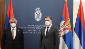 Ambassador to Serbia Ashot Hovakimian was received by the Minister of Foreign Affairs of the Republic of Serbia Nikola Selaković