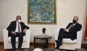 Ambassador of the Republic of Armenia to Montenegro Ashot Hovakimian was received by the Prime Minister of Montenegro Zdravko Krivokapić