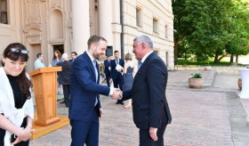 On June 17, Ambassador Ashot Hovakimian attended the meeting by the Minister of Foreign Affairs of the Czech Republic Jakub Kulhánek with the Heads of Diplomatic Missions