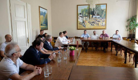 On July 30, within the framework of his working visit to Serbia, the Ambassador of the Republic of Armenia to Serbia Ashot Hovakimian visited the city of Sokobanja