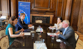 On August 10 Ambassador Ashot Hovakimian was received by Martina Tauberová, Deputy Minister of Industry and Trade of the Czech Republic and Co-Chair of the Armenian-Czech Intergovernmental Commission on Economic Cooperation