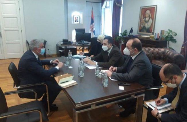 On December 13, Ambassador of the Republic of Armenia Ashot Hovakimian met with Miroslav Knežević, Assistant Minister for Economic Diplomacy of the Ministry of Foreign Affairs of the Republic of Serbia