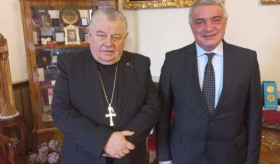 On December 15, Ambassador Ashot Hovakimian visited the Archbishop of Prague, Cardinal Dominic Duka