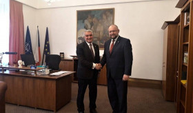 On January 12, Ambassador Аshot Hovakimian was received by the Deputy Speaker of the Chamber of Deputies of the Czech Parliament Jan Bartošek