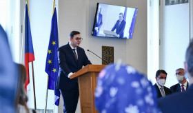 Ambassador of the Republic of Armenia Ashot Hovakimian attended the New Year reception given by the Minister of Foreign Affairs of the Czech Republic Jan Lipavský