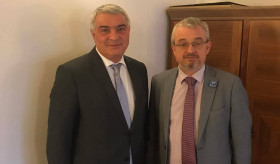 Ambassador Ashot Hovakimian visited Marek Benda, the leader of the ruling Civic-Democratic Party (ODS) faction in Chamber of Deputies of the Czech Parliament