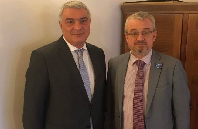 Ambassador Ashot Hovakimian visited Marek Benda, the leader of the ruling Civic-Democratic Party (ODS) faction in Chamber of Deputies of the Czech Parliament