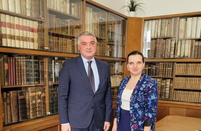 On March 23, Ambassador Ashot Hovakimian had a meeting with Eva Lehečková, the newly appointed Dean of the Faculty of Arts of Charles University in Prague