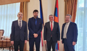 Ambassador Ashot Hovakimian hosted representatives of the Ministry of Transport of the Czech Republic