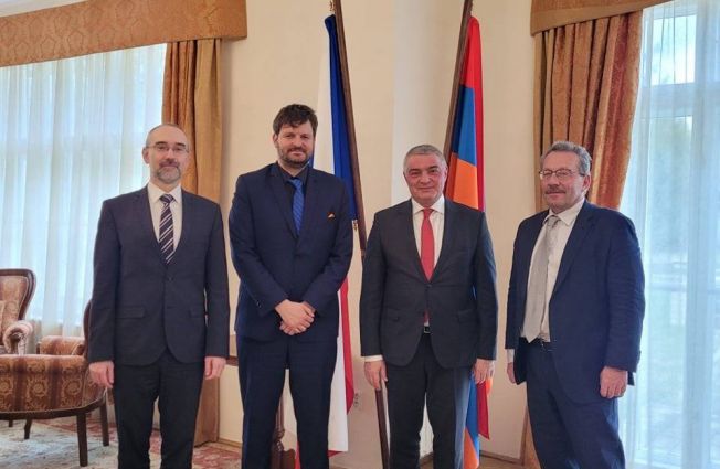 Ambassador Ashot Hovakimian hosted representatives of the Ministry of Transport of the Czech Republic