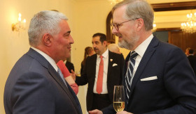 On May 19, Ambassador Ashot Hovakimian took part in the meeting of the Prime Minister of the Czech Republic Petr Fiala with the heads of diplomatic missions