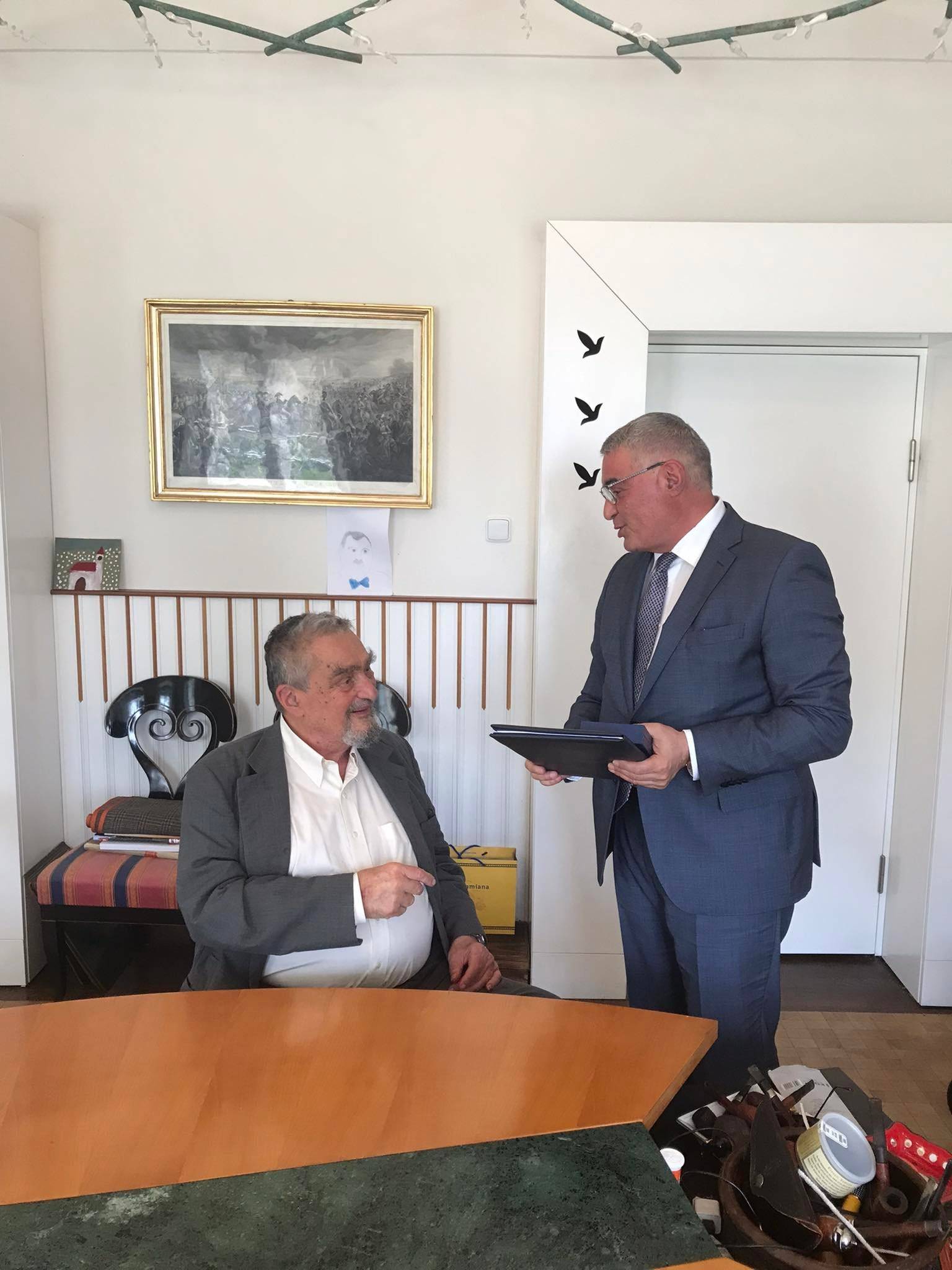 Ambassador Ashot Hovakimian visited prominent Czech politician, former 