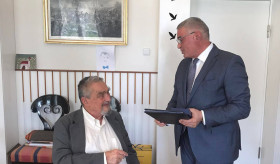 Ambassador Ashot Hovakimian visited prominent Czech politician, former Deputy Prime Minister and Minister of Foreign Affairs Karel Schwarzenberg