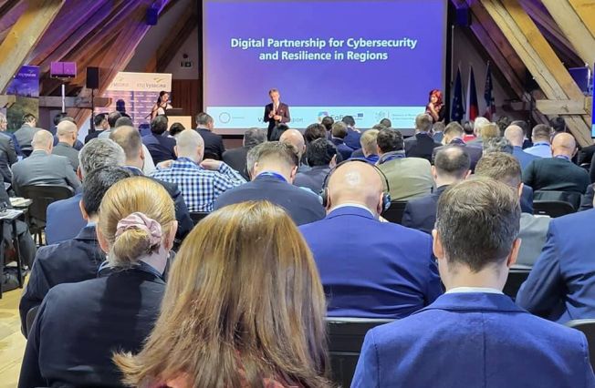 A conference entitled “Digital Partnership for Cybersecurity and Resilience in Regions” with the participation of the EU and EaP countries was held in the city of Telč