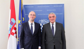 Ambassador Ashot Hovakimian met with the Chairman of Croatia-Armenia Parliamentary Friendship Group of the Parliament of the Republic of Croatia Davor Ivo Stier and the members of the Group