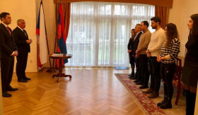 The regular swearing-in ceremony of the citizens granted the citizenship of the Republic of Armenia by the decrees of the President of the Republic of Armenia took place