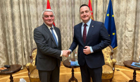 Ambassador Ashot Hovakimian was received by the Minister of Education of Serbia and the newly appointed Co-Chairman of the Armenian-Serbian Intergovernmental Commission Branko Ružić