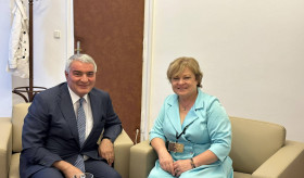Ambassador Ashot Hovakimian had a meeting with Jana Krutáková, Chairperson of the Committee on Environment of the Chamber of Deputies of the Parliament of the Czech Republic