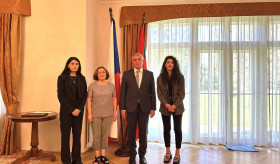 At the Armenian Embassy in the Czech Republic, the regular swearing-in ceremony of the citizens granted the citizenship of the Republic of Armenia by the decrees of the President of the Republic of Armenia took place