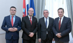 Ambassador Ashot Hovakimian was in Zagreb on a working visit