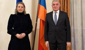 Ambassador Ashot Hovakimian hosted the Head of Unit of the Council for Minority Affairs and Secretariat of the Government Council for National Minorities, Kateřina Bursíková Jacques