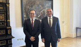 Ambassador Ashot Hovakimian had a meeting with the newly appointed Special Envoy for the Eastern Partnership of the Ministry of Foreign Affairs of the Czech Republic David Stulík