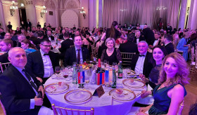 At the invitation of the President of the CZECH TOP 100 association Jan Šafra, Ambassador Ashot Hovakimian with spouse attended the traditional Jubilee Ball dedicated to the 10th anniversary of the Association