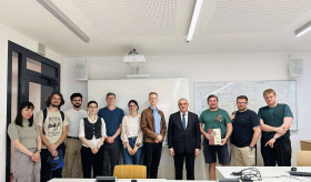 Ambassador Ashot Hovakimian delivered a lecture and held a meeting with students of the Institute of Political Studies of Charles University